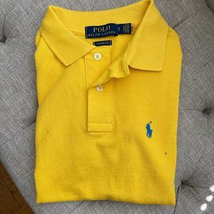 Polo by Ralph Lauren Boys Classic Short Sleeve Polo - Yellow - Size Kids 8